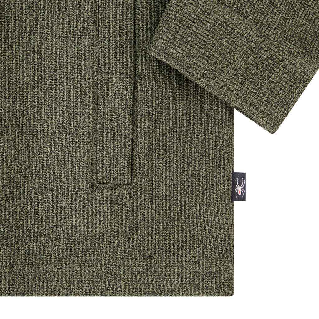 Spyder Men's Sweater Fleece Shacket - Dusty Green