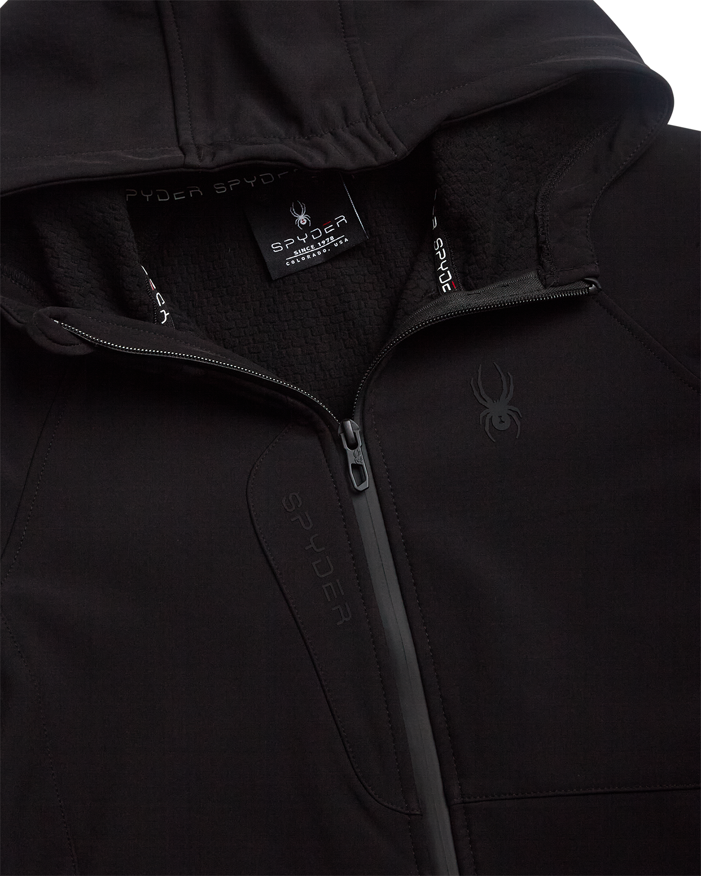 Spyder Boys' Softshell - Black