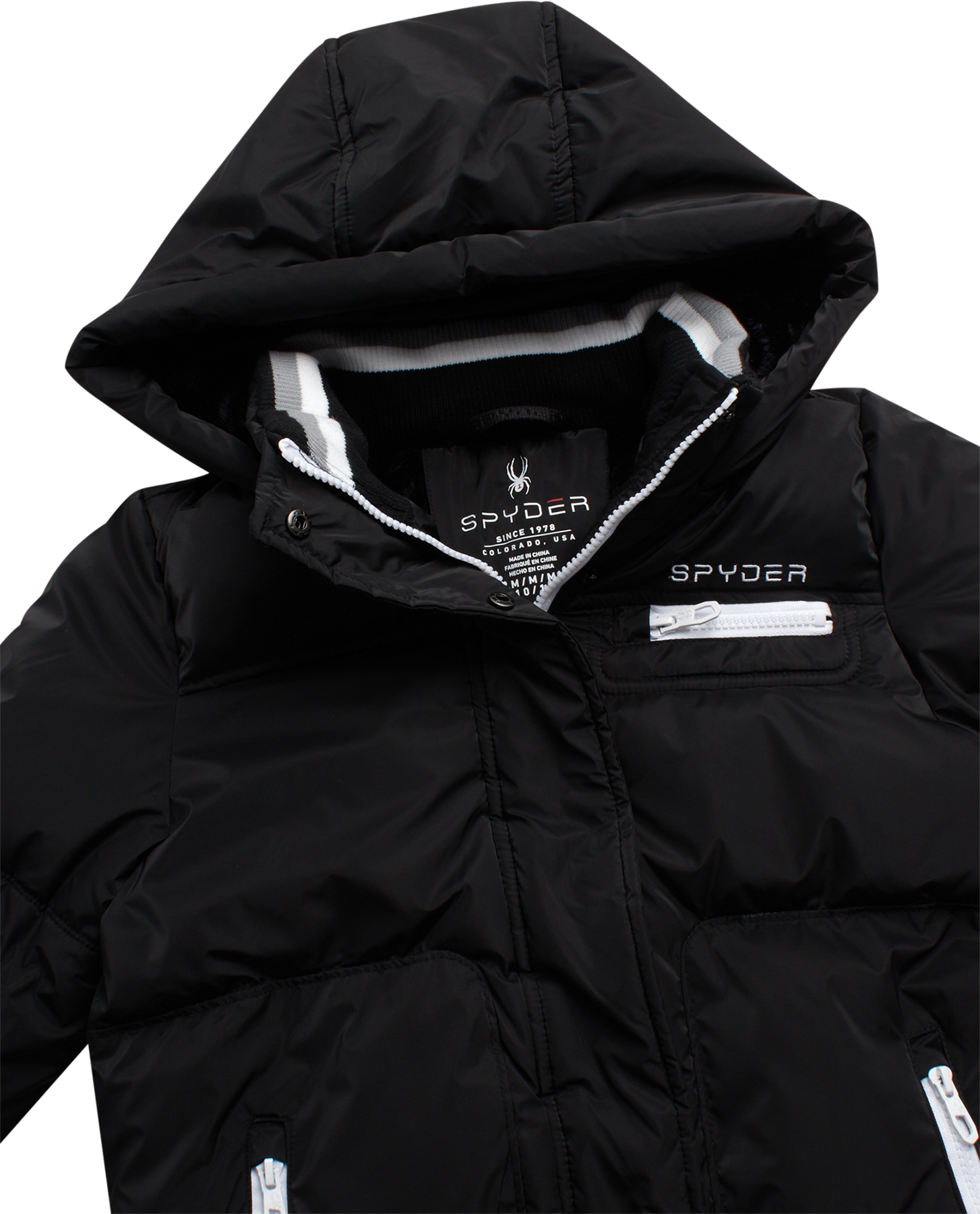 Spyder Girls' Puffer Jacket - Black