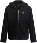 Spyder Boys' Sweater Fleece Jacket - Black