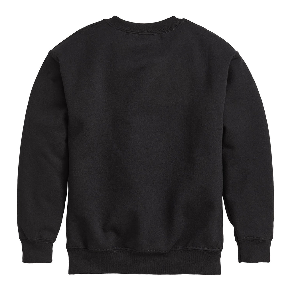 Instant Message - Home Skiing - Youth Crew Fleece Sweatshirt