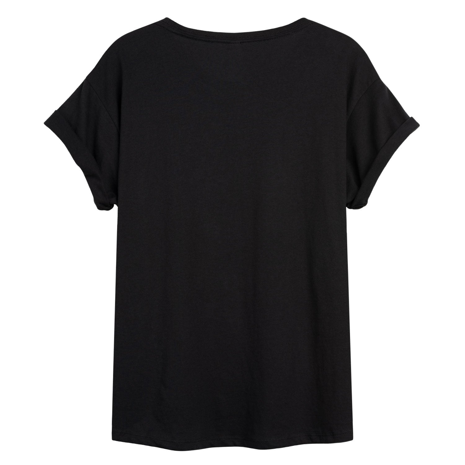 Instant Message - Floral Moon - Juniors Oversized Graphic T-shirt