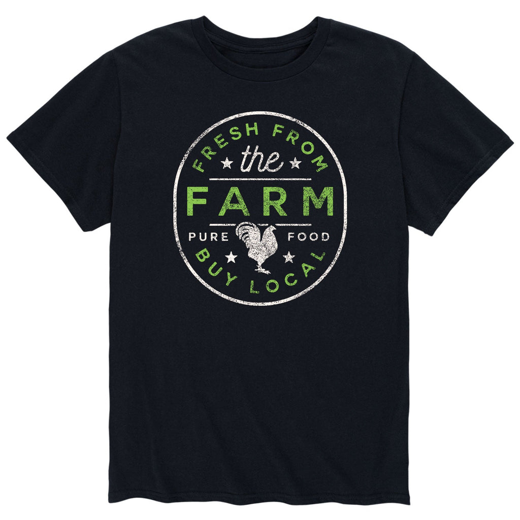 Instant Message - Fresh From the Farm Buy Local - Men's Short Sleeve Graphic T-shirt
