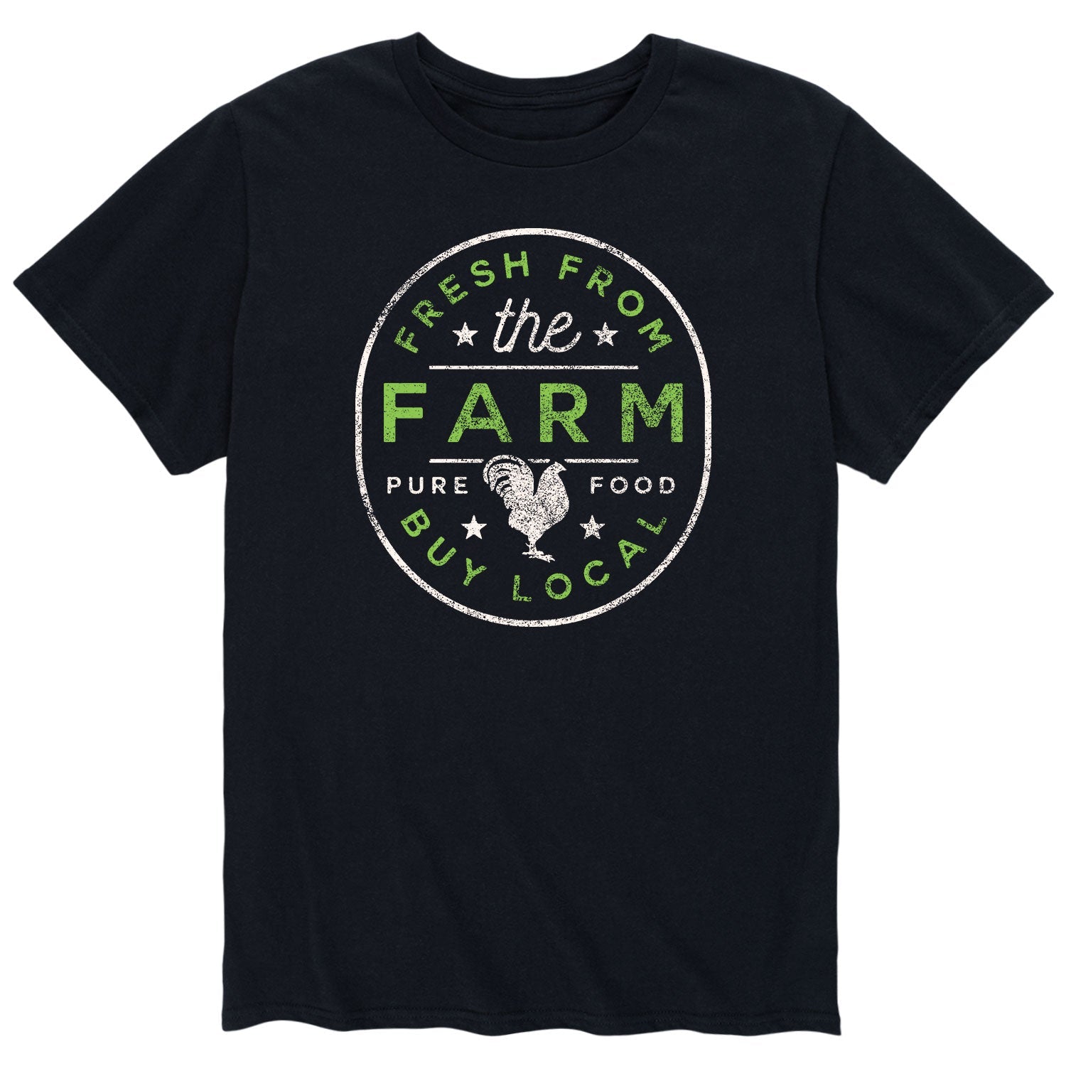 Instant Message - Fresh From the Farm Buy Local - Men's Short Sleeve Graphic T-shirt