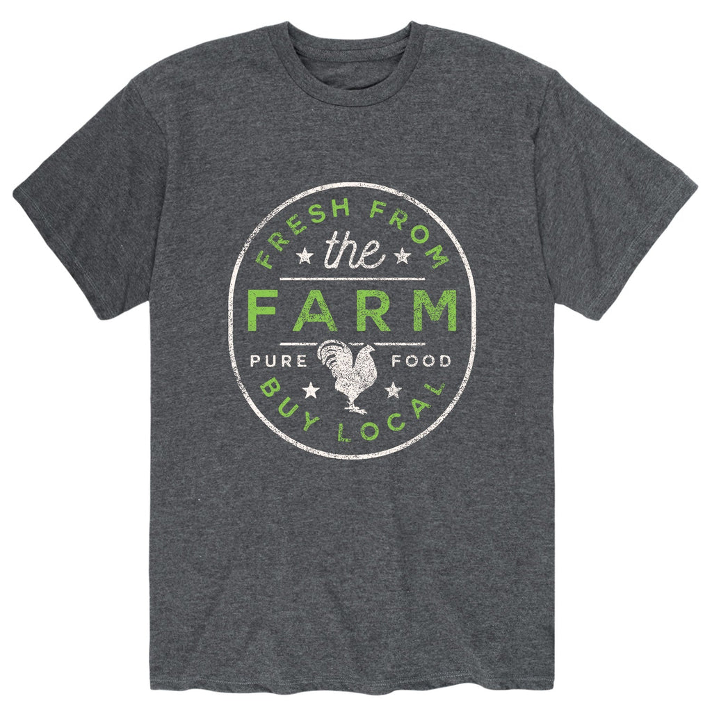 Instant Message - Fresh From the Farm Buy Local - Men's Short Sleeve Graphic T-shirt