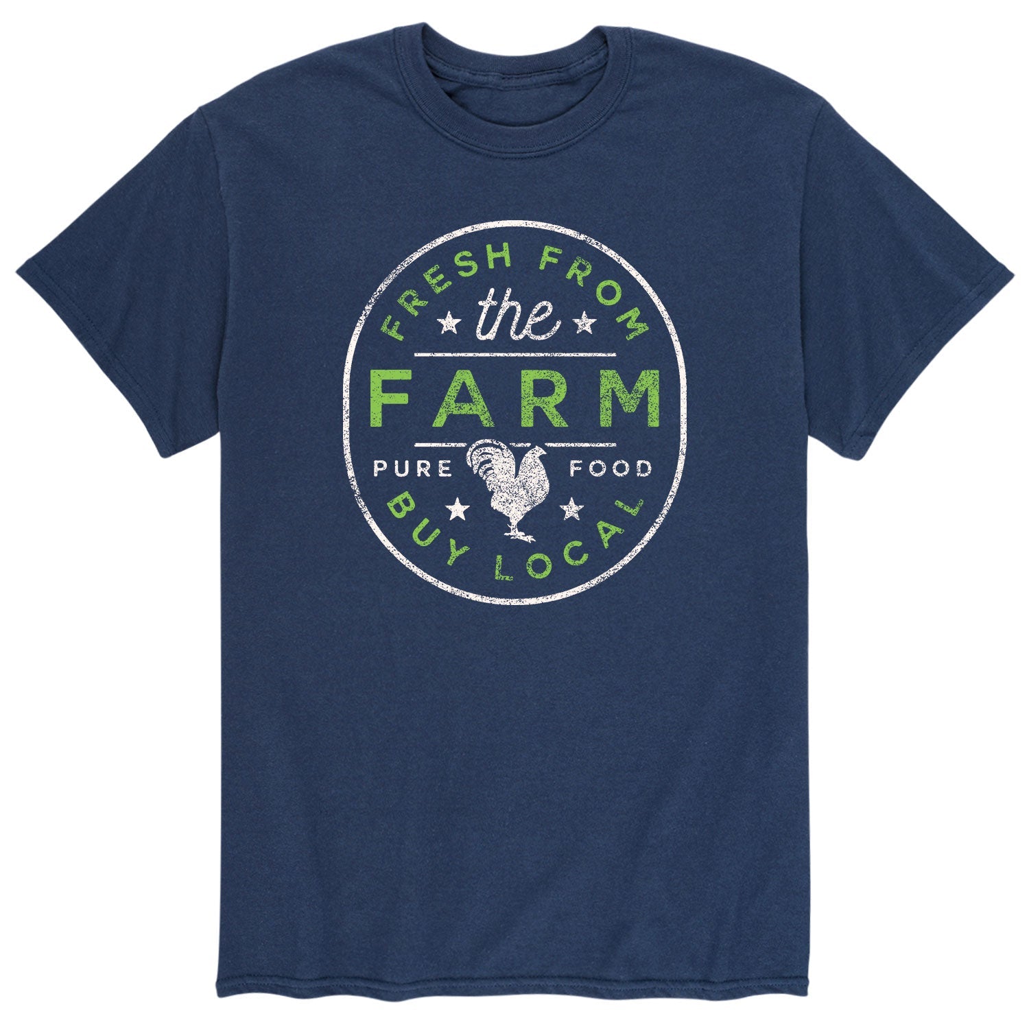 Instant Message - Fresh From the Farm Buy Local - Men's Short Sleeve Graphic T-shirt