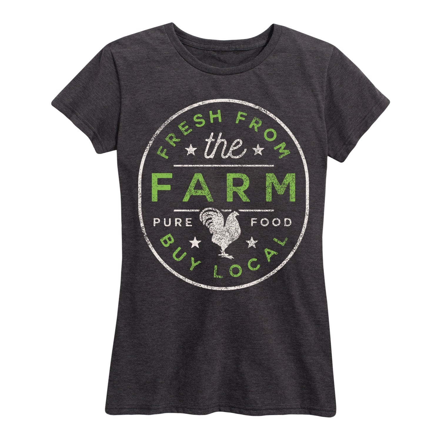 Instant Message - Fresh From the Farm Buy Local - Women's Short Sleeve Graphic T-shirt