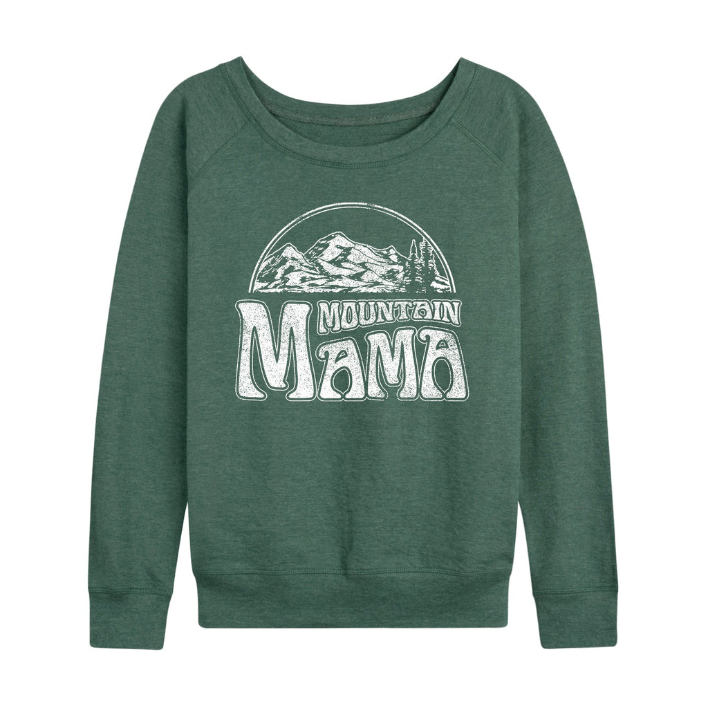 Instant Message - Mountain Mama - Women's French Terry Long Sleeve Pullover