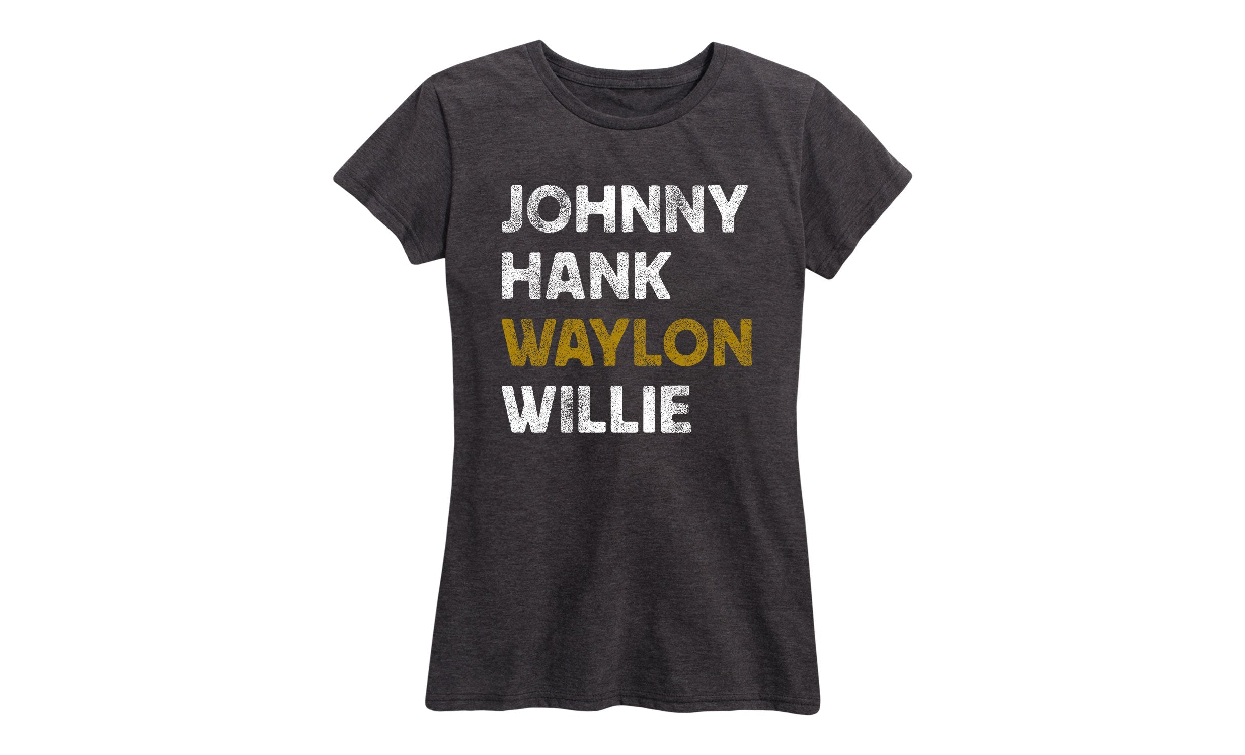 Instant Message - Johnny Hank Waylon Willie - Women's Short Sleeve Graphic T-shirt