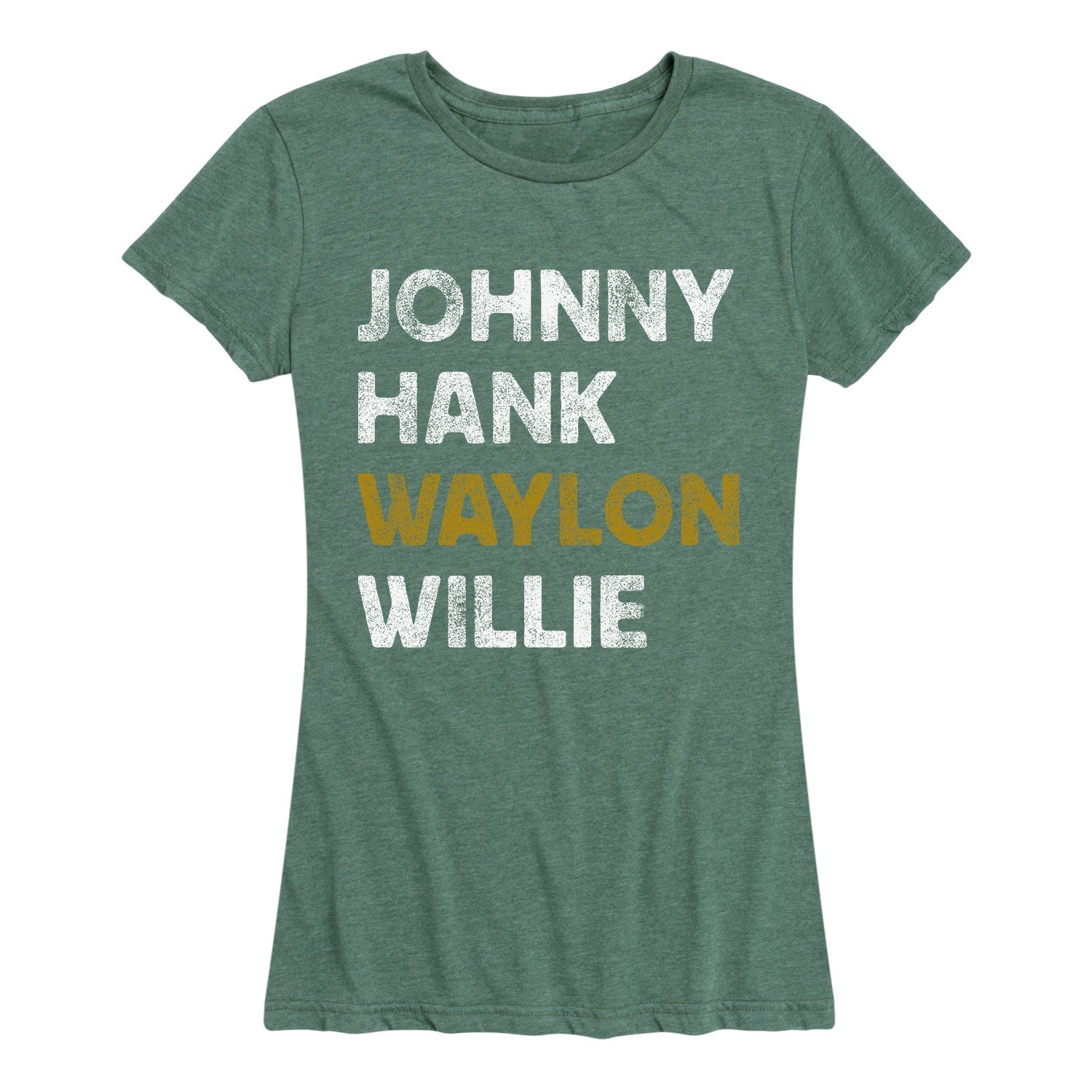 Instant Message - Johnny Hank Waylon Willie - Women's Short Sleeve Graphic T-shirt