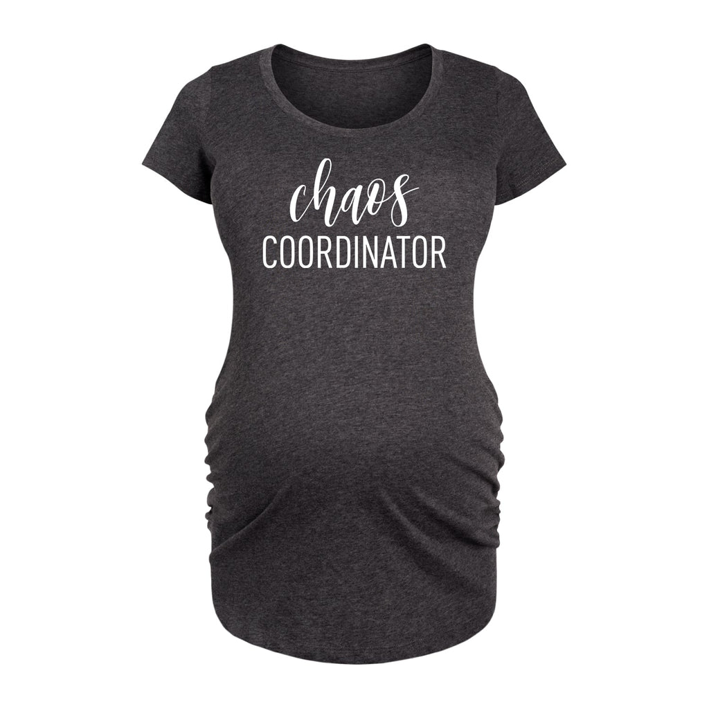 Instant Message - Chaos Coordinator - Maternity Scoop Neck Tee