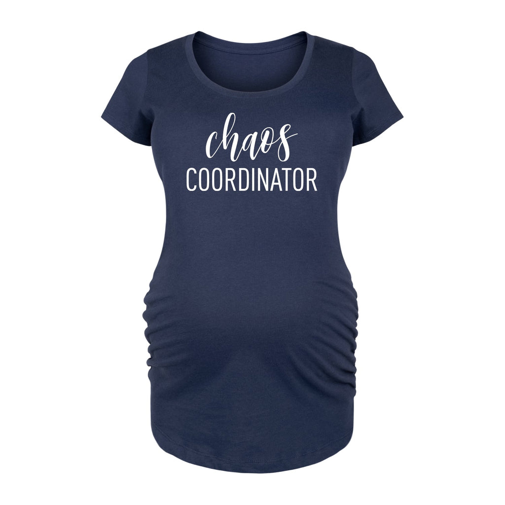 Instant Message - Chaos Coordinator - Maternity Scoop Neck Tee