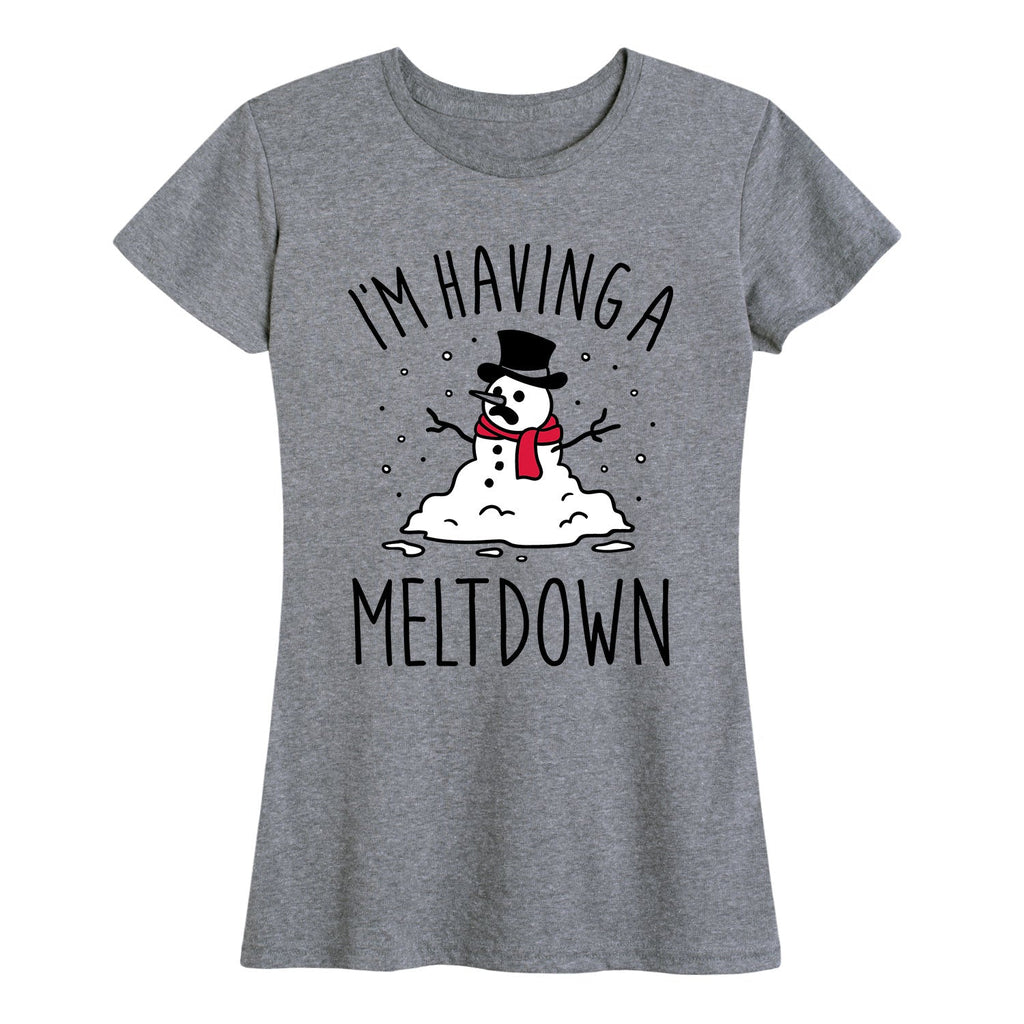 Instant Message - I'm Having a Meltdown - Women's Short Sleeve Graphic T-shirt