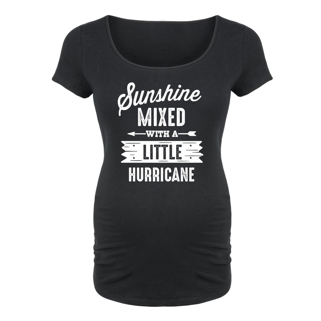 Instant Message - Sunshine Mixed Hurricane - Maternity Scoop Neck Tee