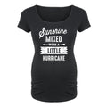 Instant Message - Sunshine Mixed Hurricane - Maternity Scoop Neck Tee