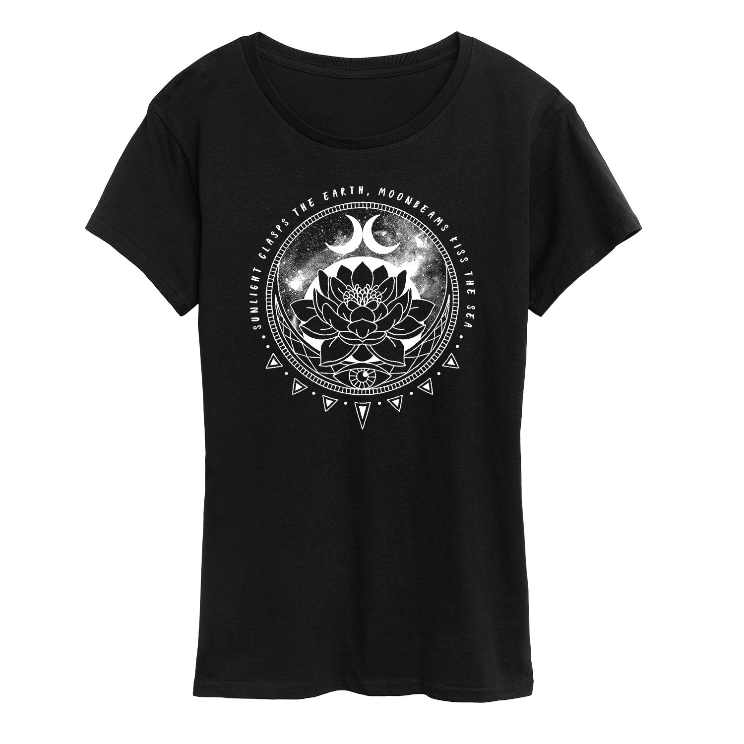 Instant Message - Astrological Lotus - Women's Short Sleeve Graphic T-shirt