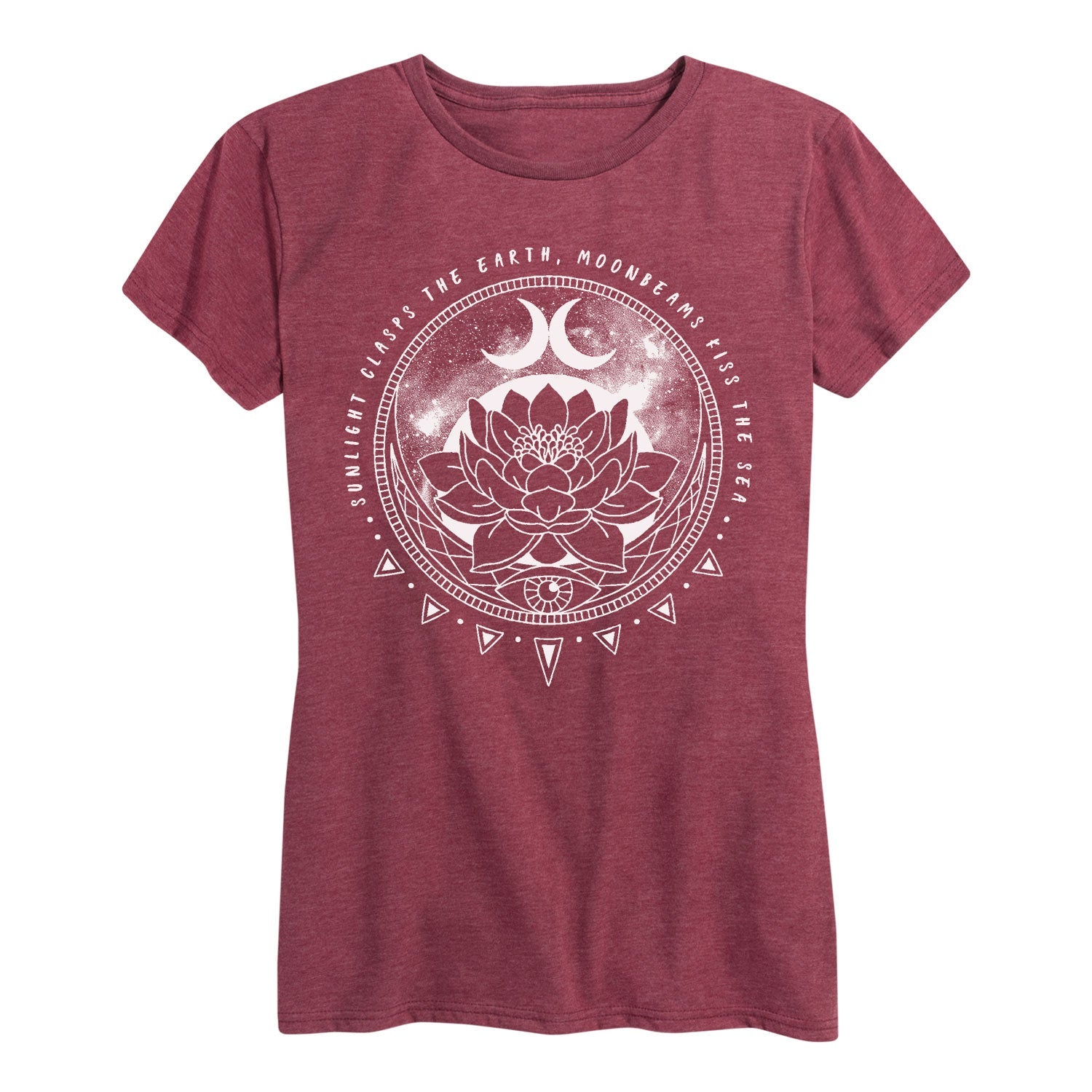 Instant Message - Astrological Lotus - Women's Short Sleeve Graphic T-shirt