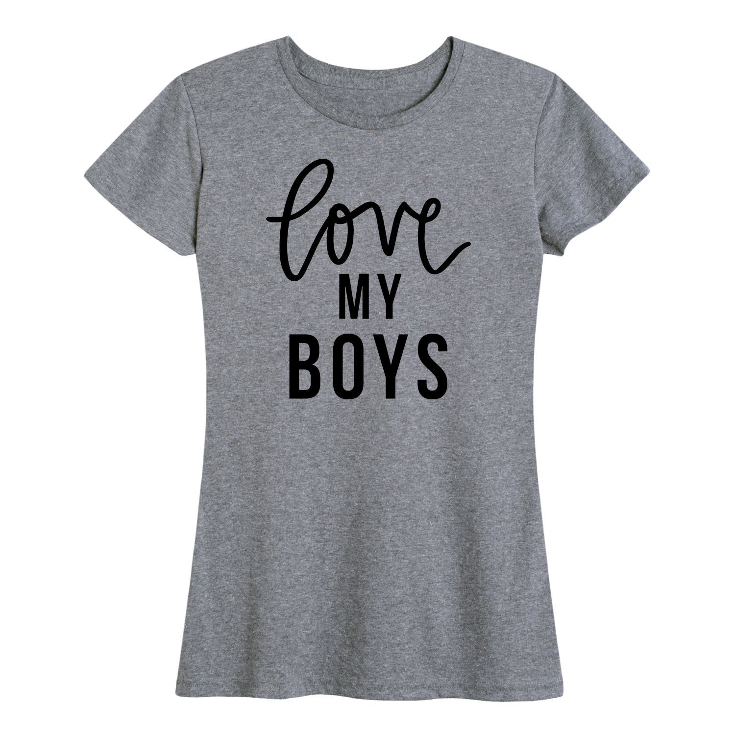 Instant Message - Love My Boys - Women's Short Sleeve Graphic T-shirt