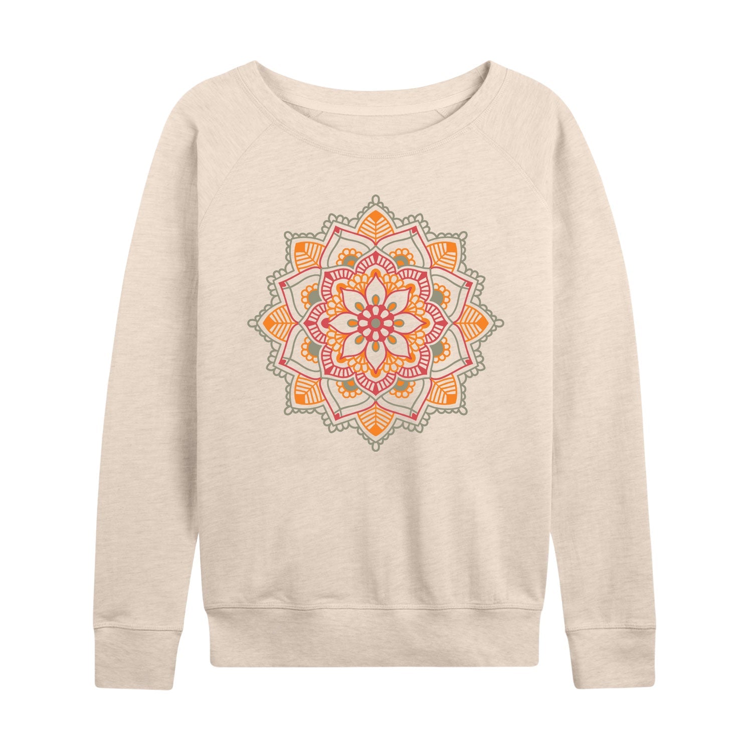 Instant Message - Autumn Decorative - Women's French Terry Long Sleeve Pullover