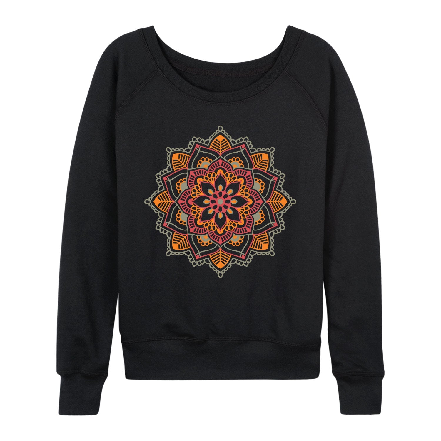 Instant Message - Autumn Decorative - Women's French Terry Long Sleeve Pullover