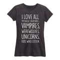 Instant Message - Mythical Creatures - Women's Short Sleeve Graphic T-shirt