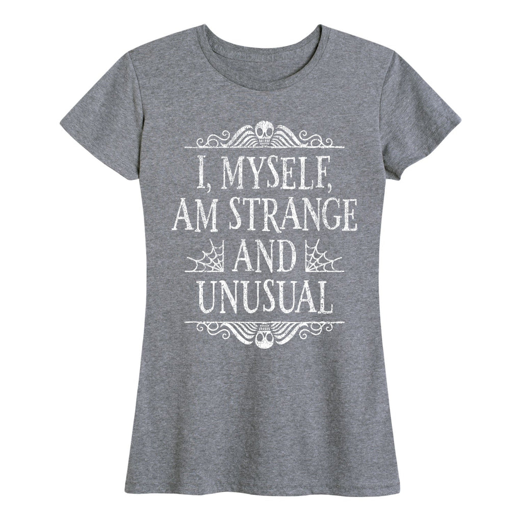 Instant Message - I Myself am Strange and Unusual - Women's Short Sleeve Graphic T-shirt