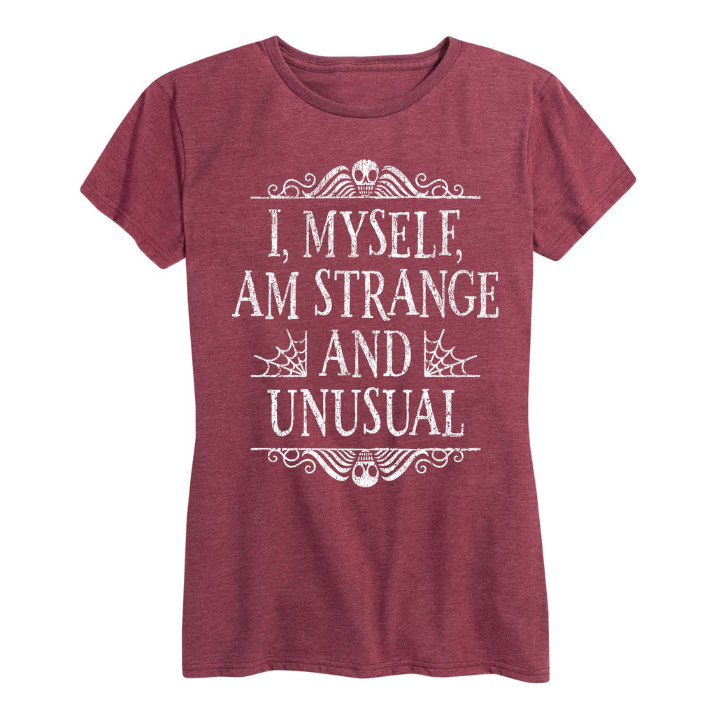 Instant Message - I Myself am Strange and Unusual - Women's Short Sleeve Graphic T-shirt