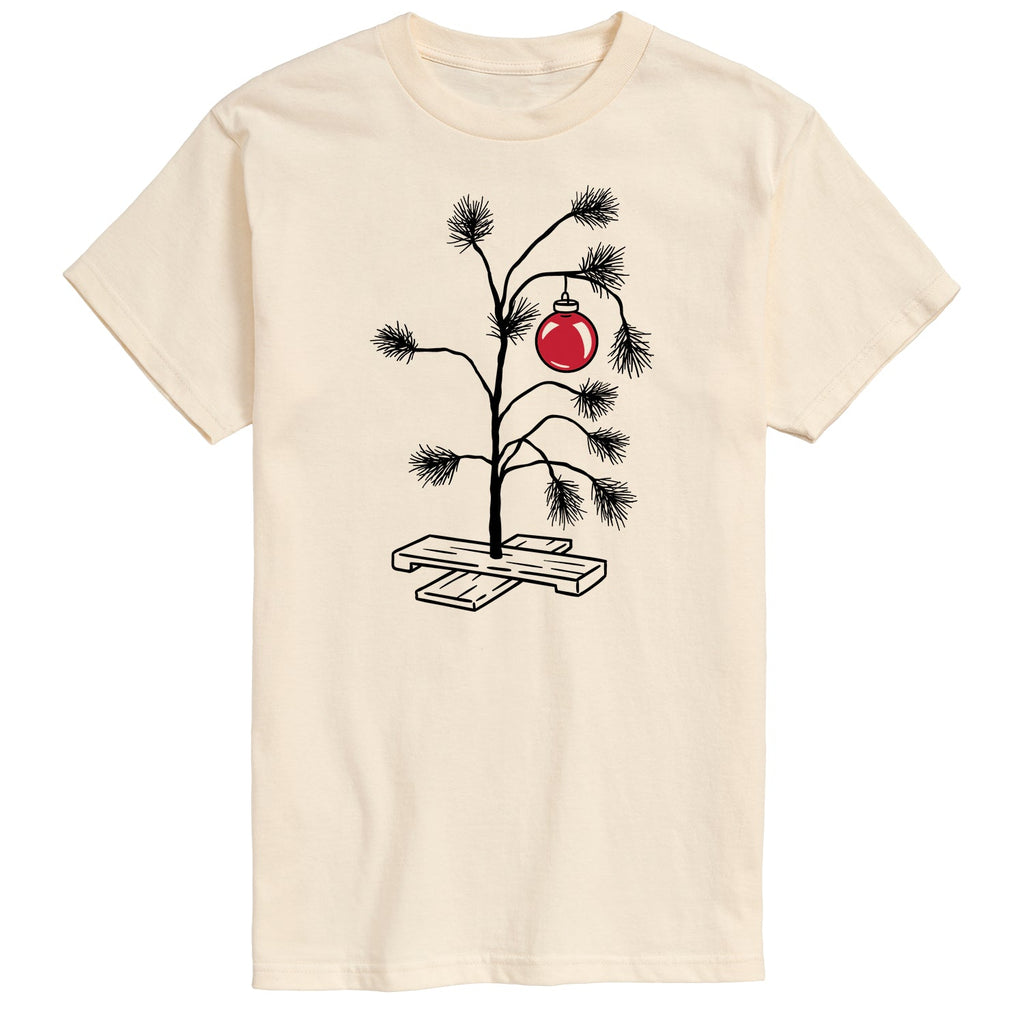Instant Message - Sad Christmas Tree - Men's Short Sleeve Graphic T-shirt