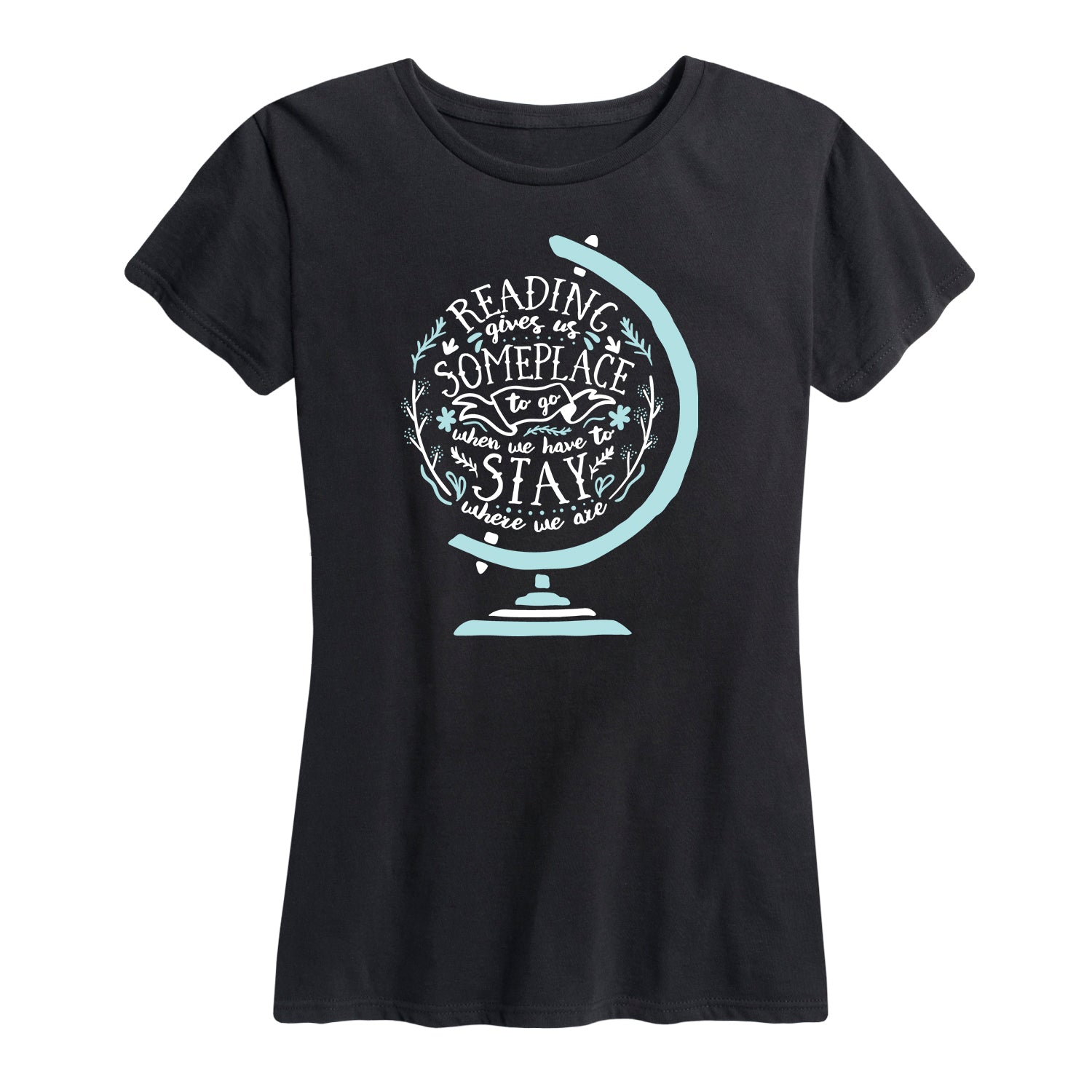 Instant Message - Reading Gives us Someplace - Women's Short Sleeve Graphic T-shirt