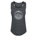 Instant Message - Celestial Mountains Moon Phases - Women's Racerback Tank
