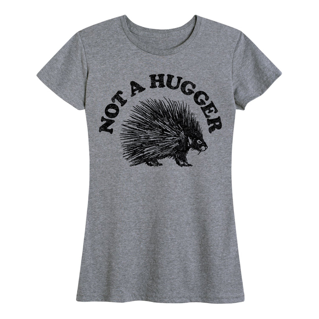 Instant Message - Not a Hugger Porcupine - Women's Short Sleeve Graphic T-shirt