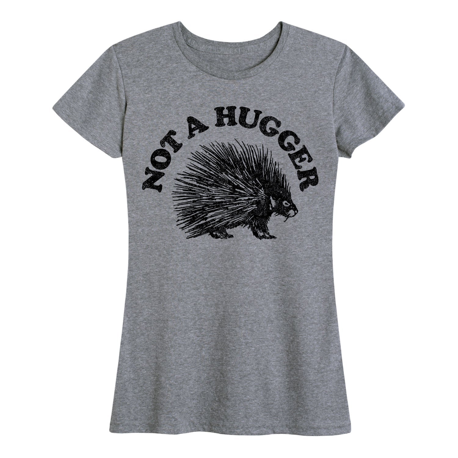 Instant Message - Not a Hugger Porcupine - Women's Short Sleeve Graphic T-shirt