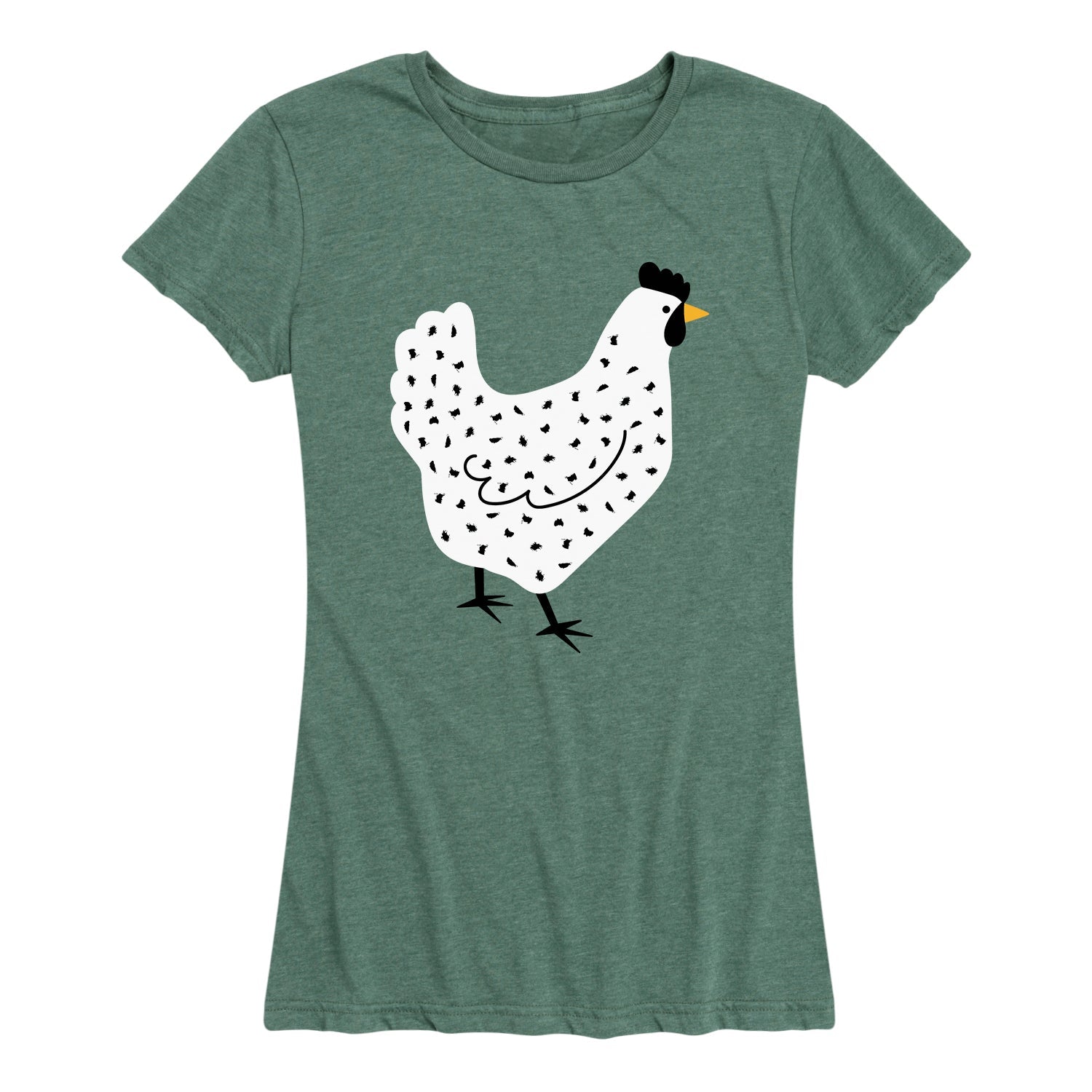 Instant Message - Spotted Chicken - Women's Short Sleeve Graphic T-shirt