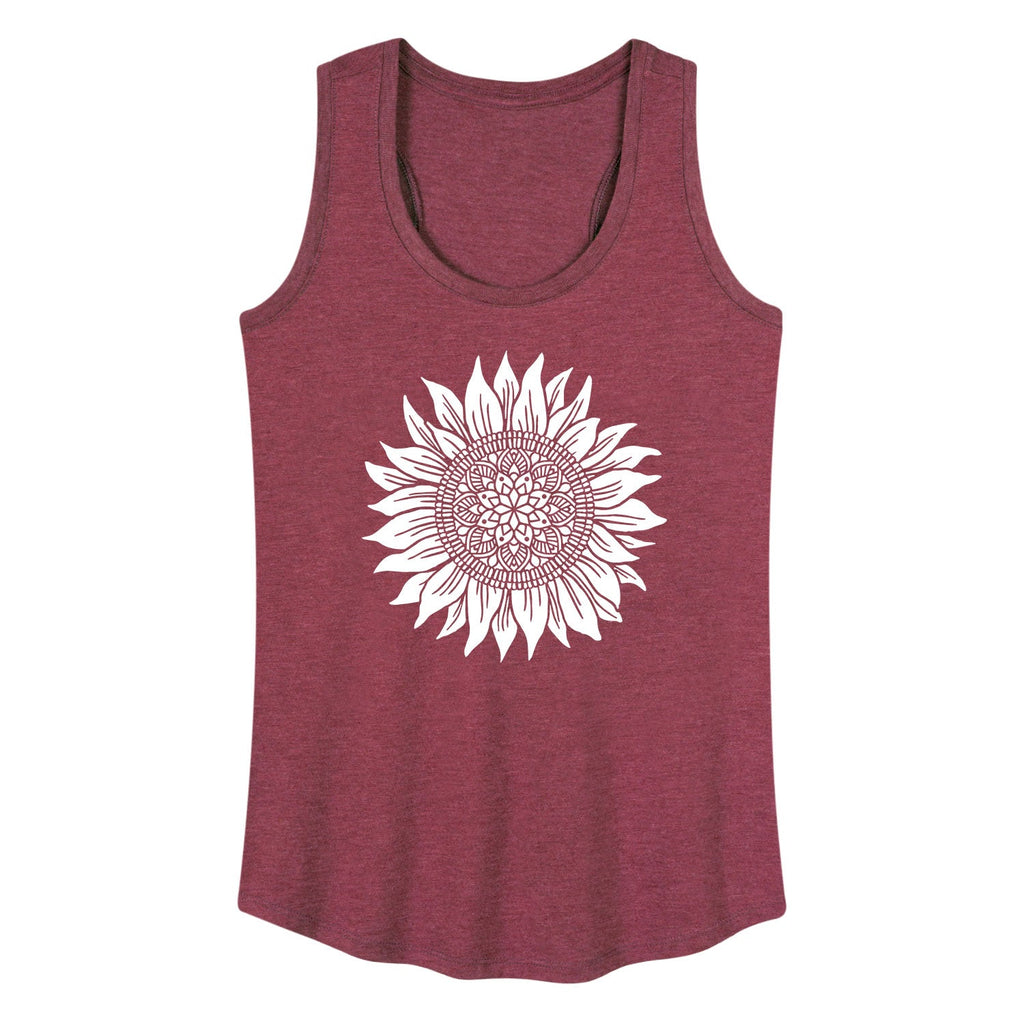 Instant Message - Decorative Daisy - Women's Racerback Tank