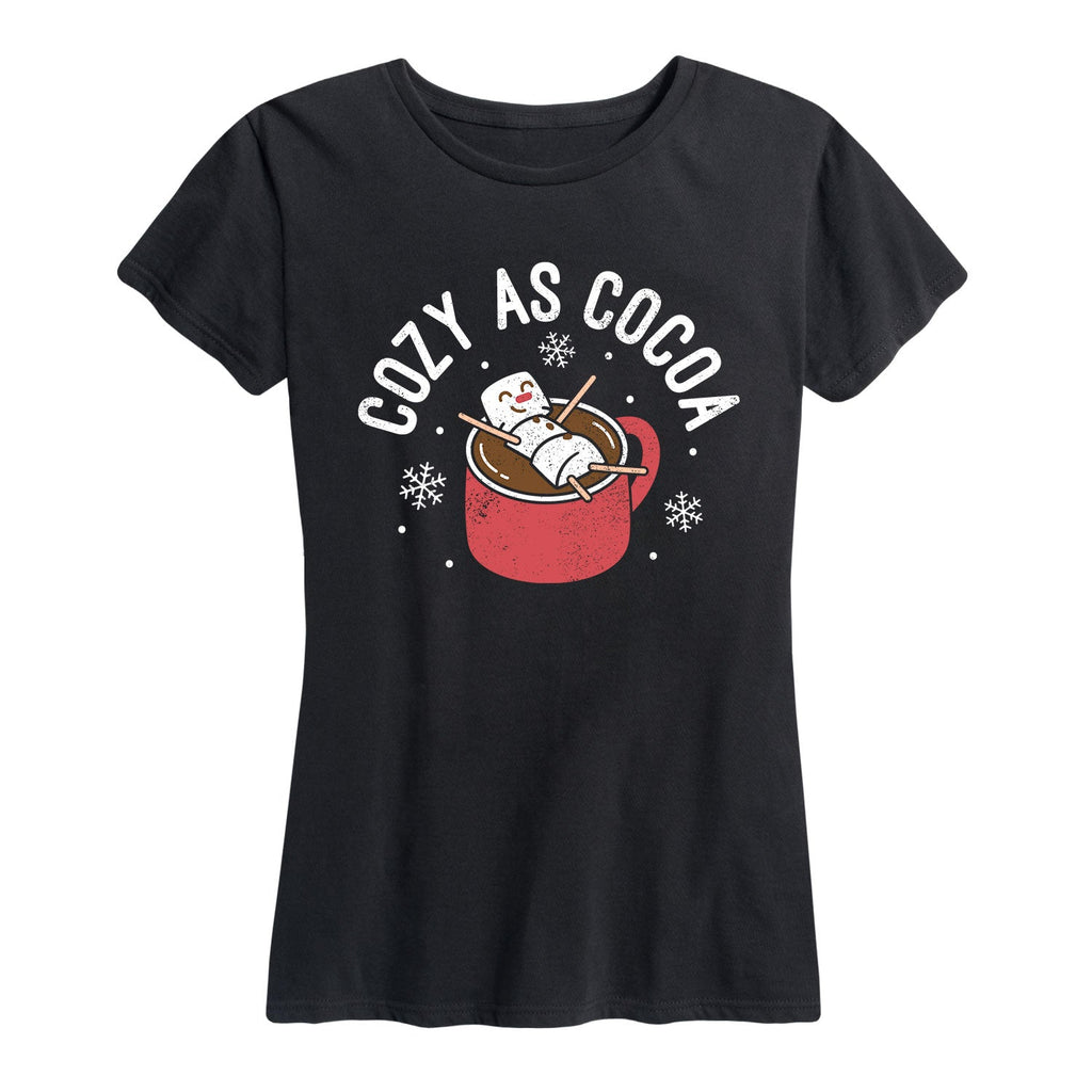 Instant Message - Cozy as Cocoa- Women's Short Sleeve Graphic T-shirt