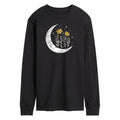 Instant Message - Floral Moon - Men's Long Sleeve Graphic T-shirt