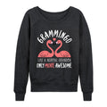Instant Message - Grammingo - Women's French Terry Long Sleeve Pullover