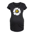 Instant Message - Big Daisy - Maternity Scoop Neck Tee
