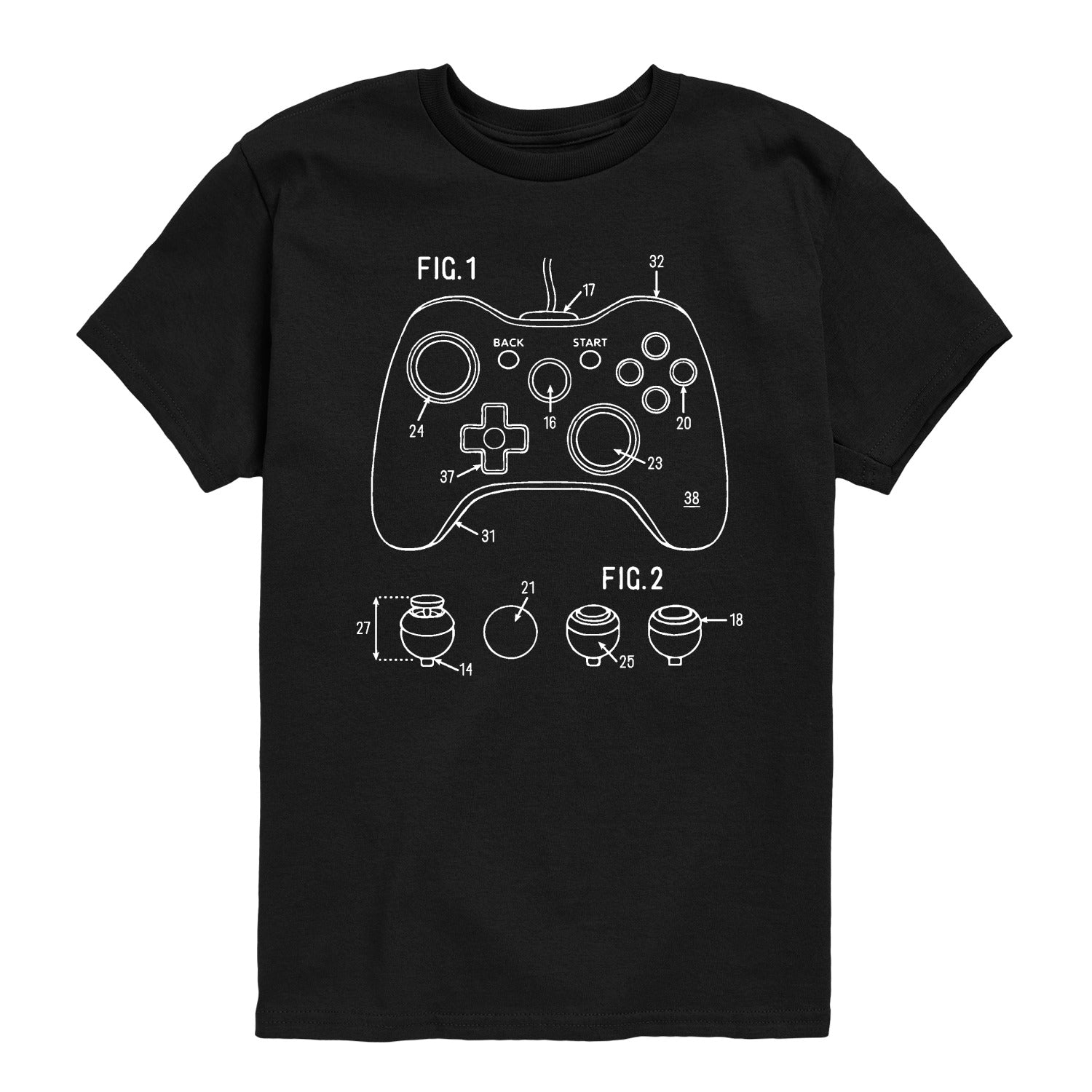 Instant Message - Game Controller Rendering - Youth Short Sleeve Graphic T-shirt