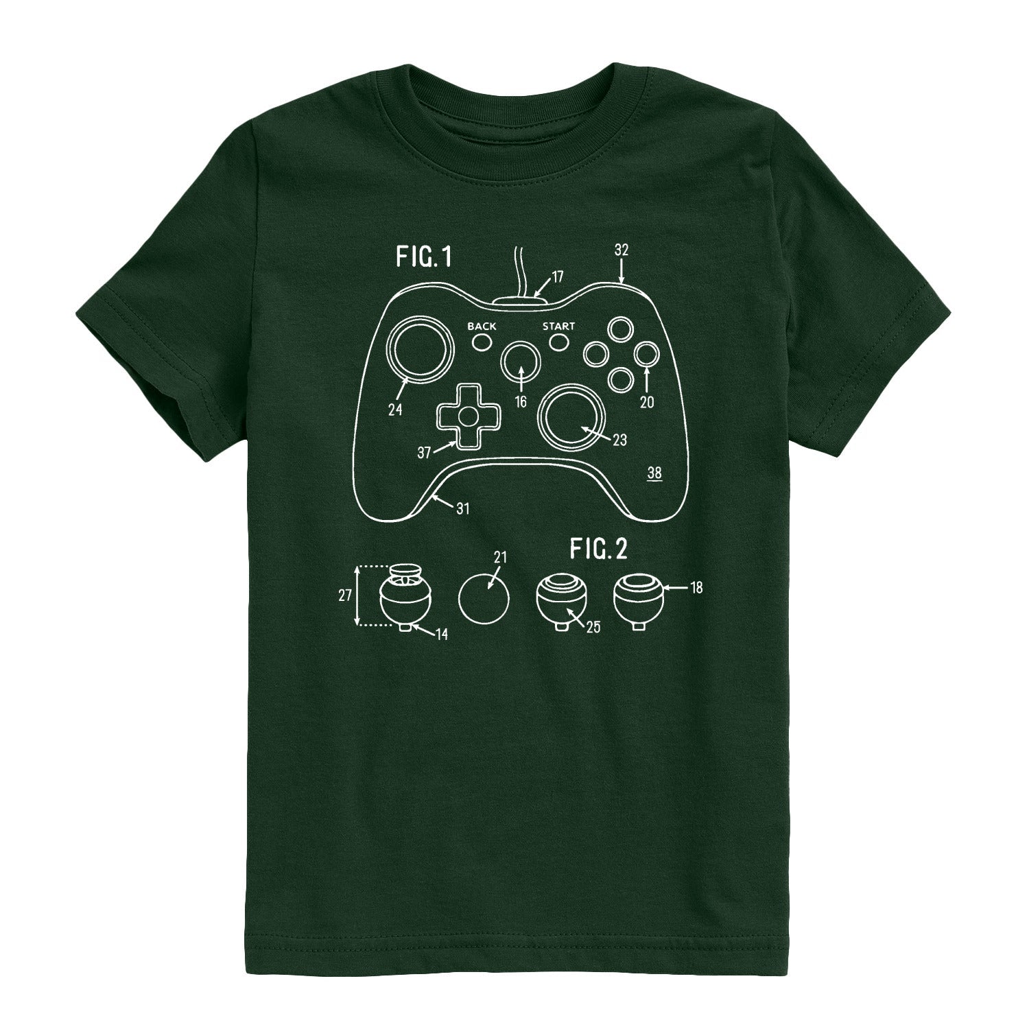 Instant Message - Game Controller Rendering - Youth Short Sleeve Graphic T-shirt