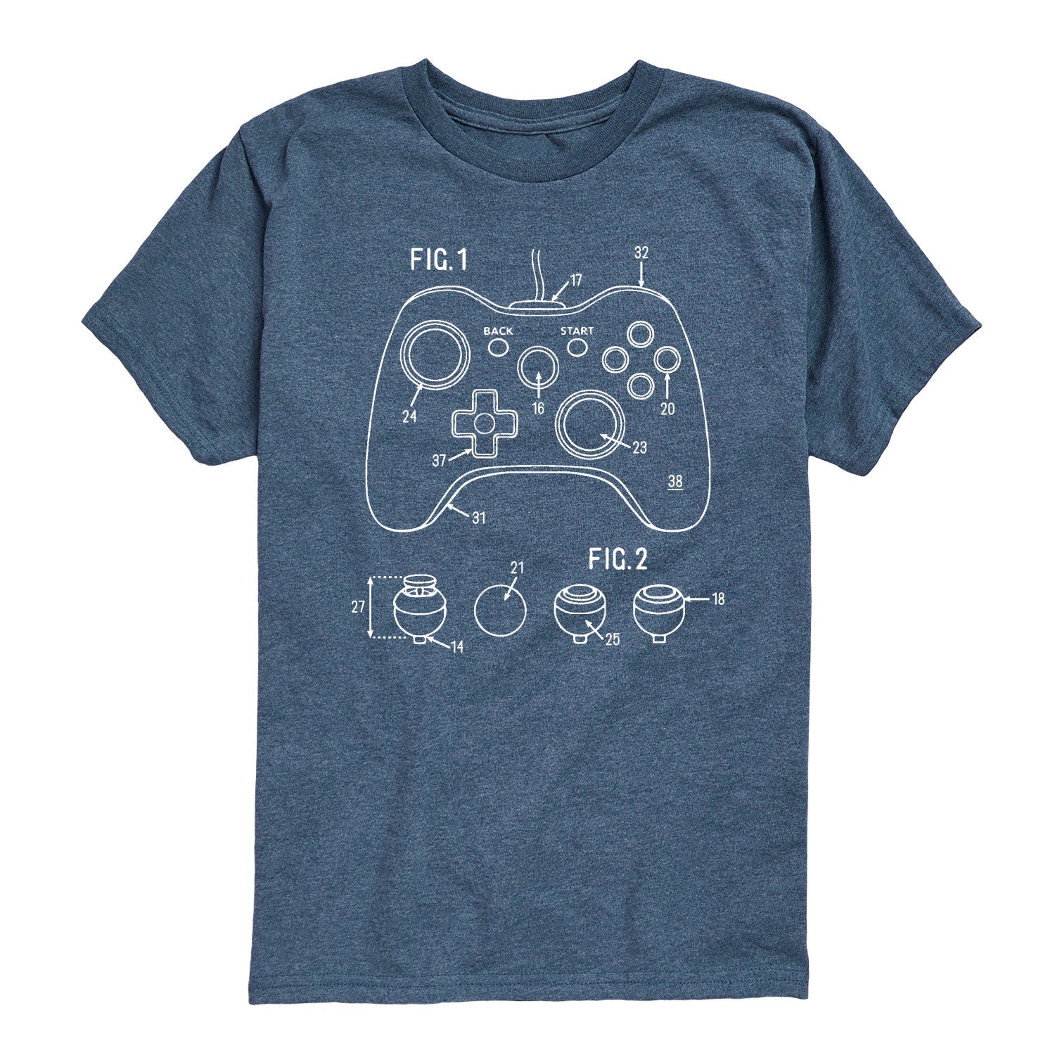 Instant Message - Game Controller Rendering - Youth Short Sleeve Graphic T-shirt
