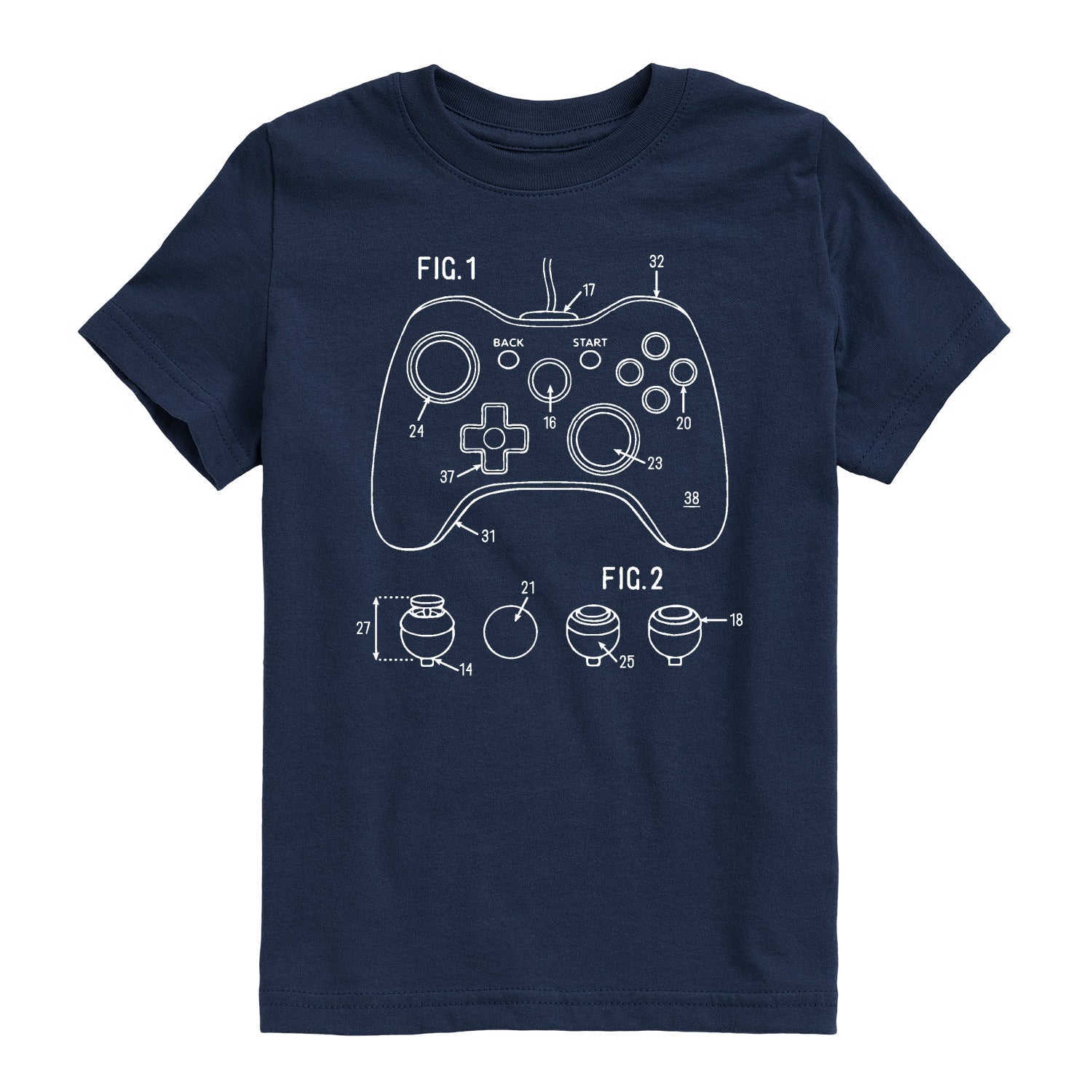 Instant Message - Game Controller Rendering - Youth Short Sleeve Graphic T-shirt