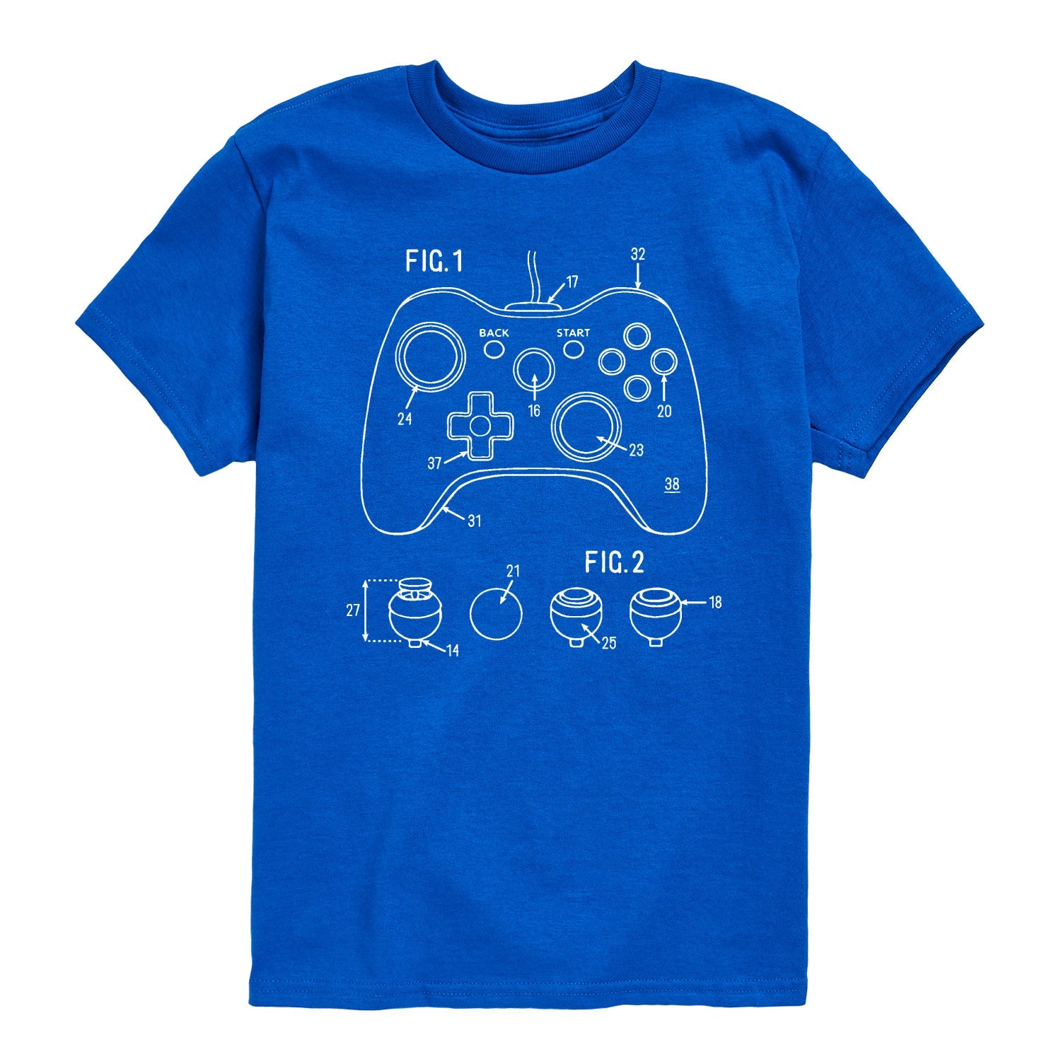Instant Message - Game Controller Rendering - Youth Short Sleeve Graphic T-shirt