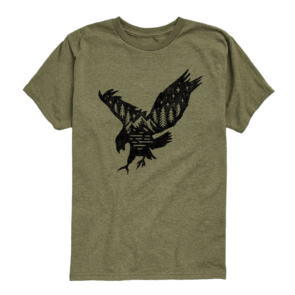 Instant Message - Nature Eagle - Youth Short Sleeve Graphic T-shirt