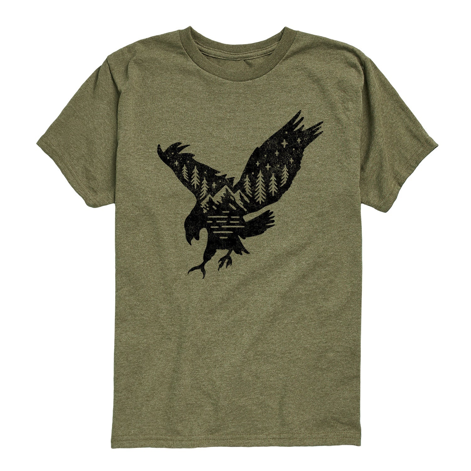 Instant Message - Nature Eagle - Youth Short Sleeve Graphic T-shirt