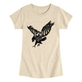 Instant Message - Nature Eagle - Youth Girls Short Sleeve T-shirt