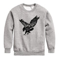 Instant Message - Nature Eagle - Youth Crew Fleece Sweatshirt