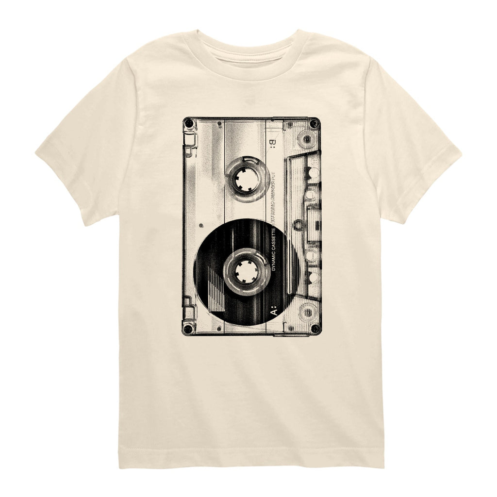 Instant Message - Big Cassette Tape - Youth Short Sleeve Graphic T-shirt