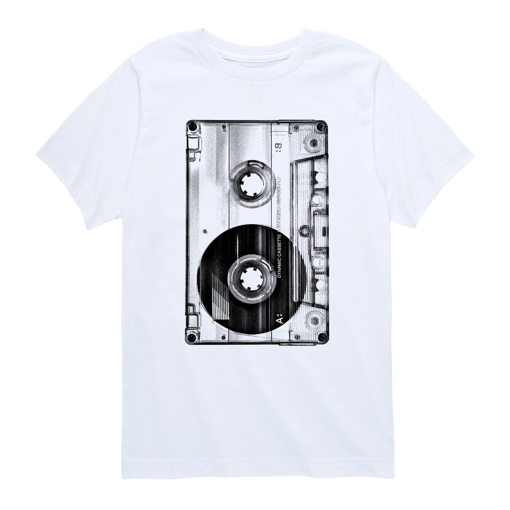 Instant Message - Big Cassette Tape - Youth Short Sleeve Graphic T-shirt