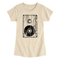 Instant Message - Big Cassette Tape - Youth Girls Short Sleeve T-shirt